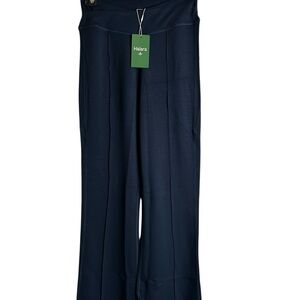 Halara Women’s Size Small Pull On Navy Pants Wide Leg High Rise New 2091